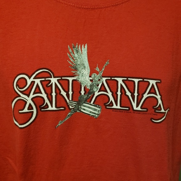 Carlos Santana XL 2003 Tour T-Shirt - Picture 2 of 8